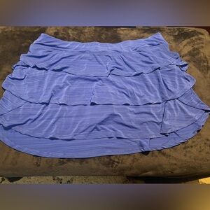 Calvin Klein Performance Ruffle Tiered Skort Size Plus Size 3X blue NWOT Tennis